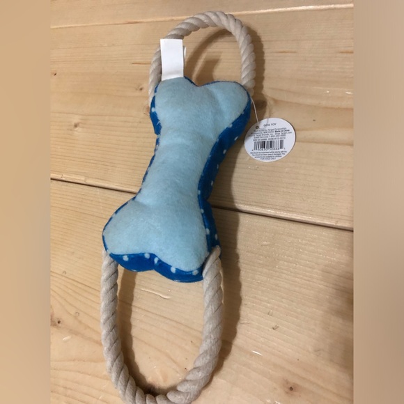 Boots Barkley tough puppy durable squeaky big pet toy New with tags Length 14.5” - Picture 4 of 5